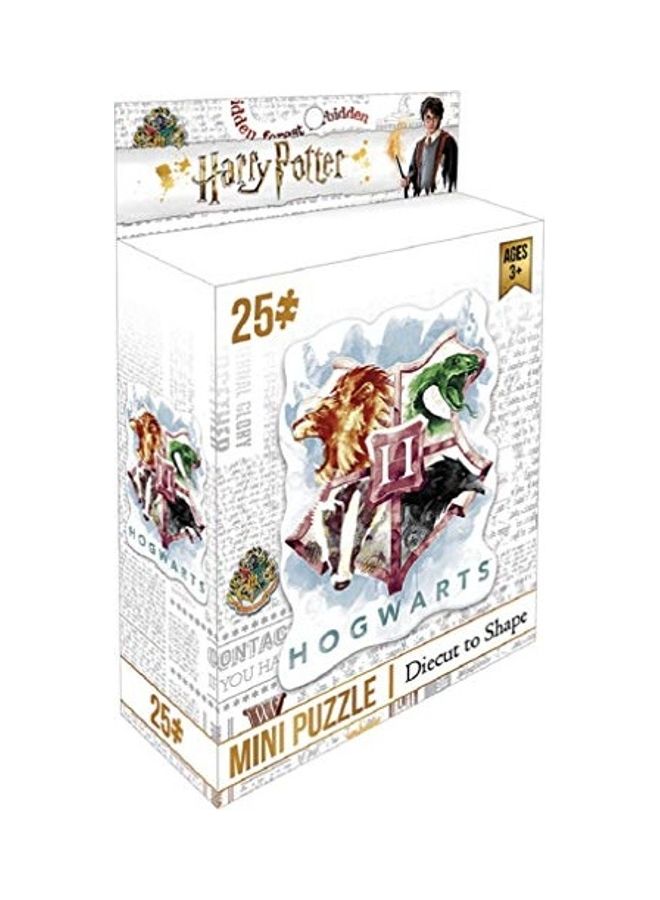 بلاي هاوس مجموعة أحجيات قطع تركيب صغيرة بتصميم منزل هوغوورتس من سلسلة أفلام "Harry Potter" من 25 قطعة - Image 4