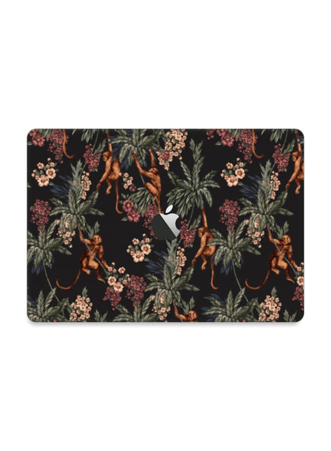 Jungle Monkeys Skin Cover For Macbook Air 13 2018 2021 Multicolour 