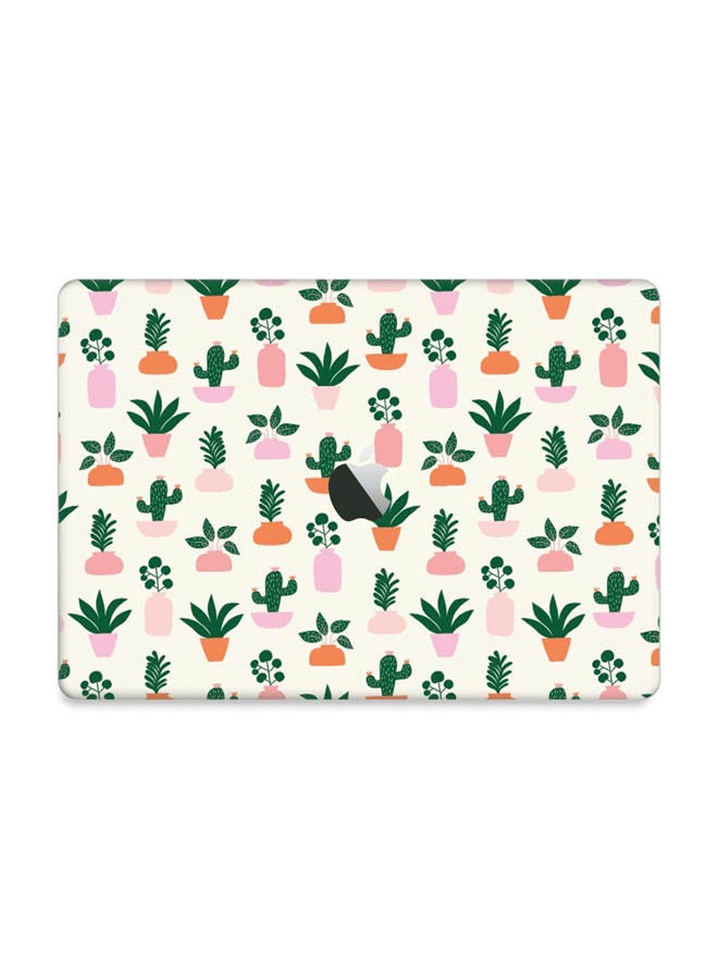 Plants In Pots Skin Cover For Macbook Air 13 2018 2021 Multicolour