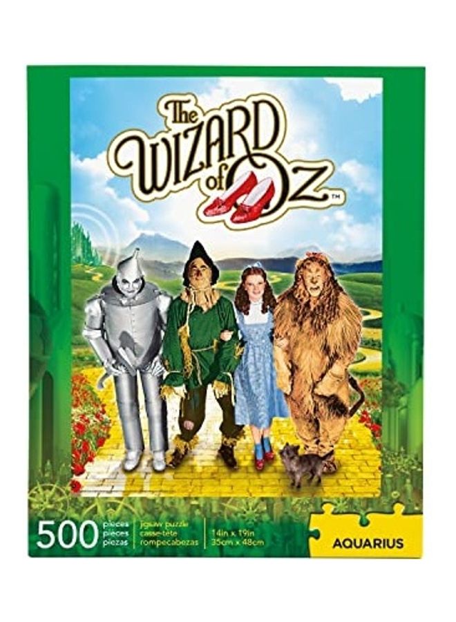 Aquarius 500-Piece Licensed Wizard Of Oz Merchandise And Collectibles Glare Jigsaw Puzzles Set  - Image 1