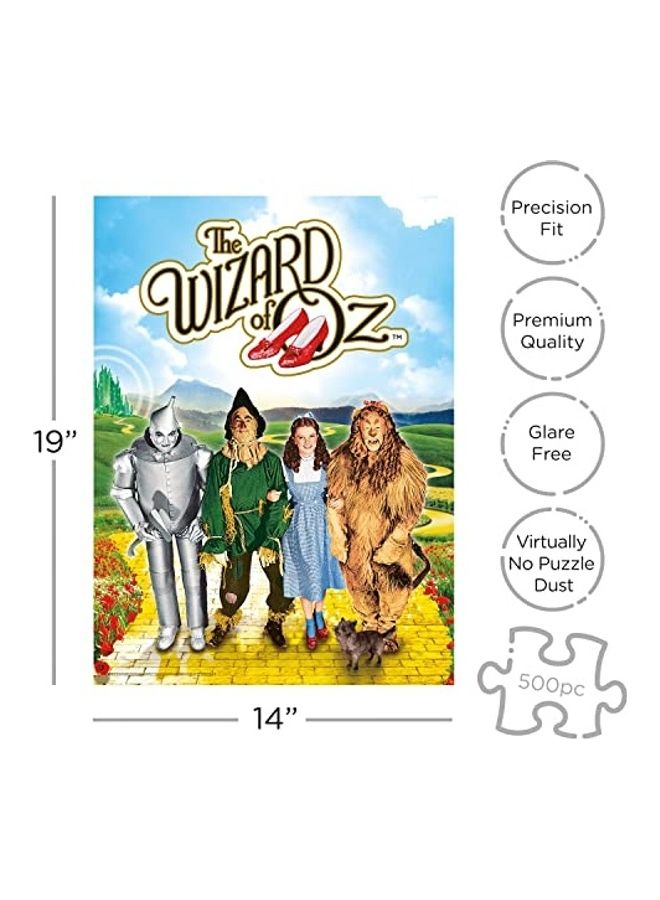 Aquarius 500-Piece Licensed Wizard Of Oz Merchandise And Collectibles Glare Jigsaw Puzzles Set  - Image 2