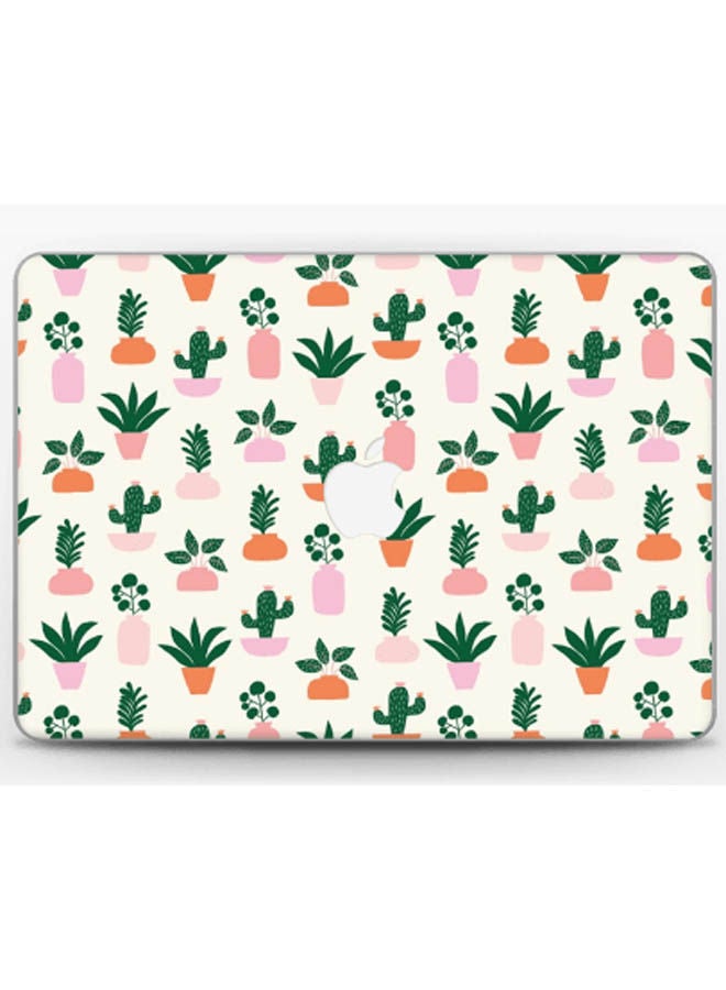 Plants In Pots Skin Cover For Macbook Pro Retina 13 (2015) Multicolour