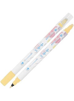 M&G Sakura Light Yellow Double Marker Multicolour 