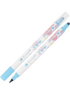 M&G Sakura Light Blue Double Marker Multicolour 