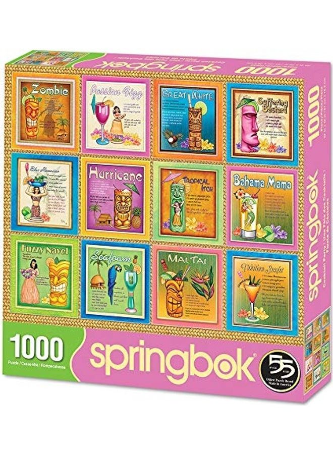 سبرينغبوك 1000-Piece Cocktail Party Jigsaw Puzzle Set - Image 1