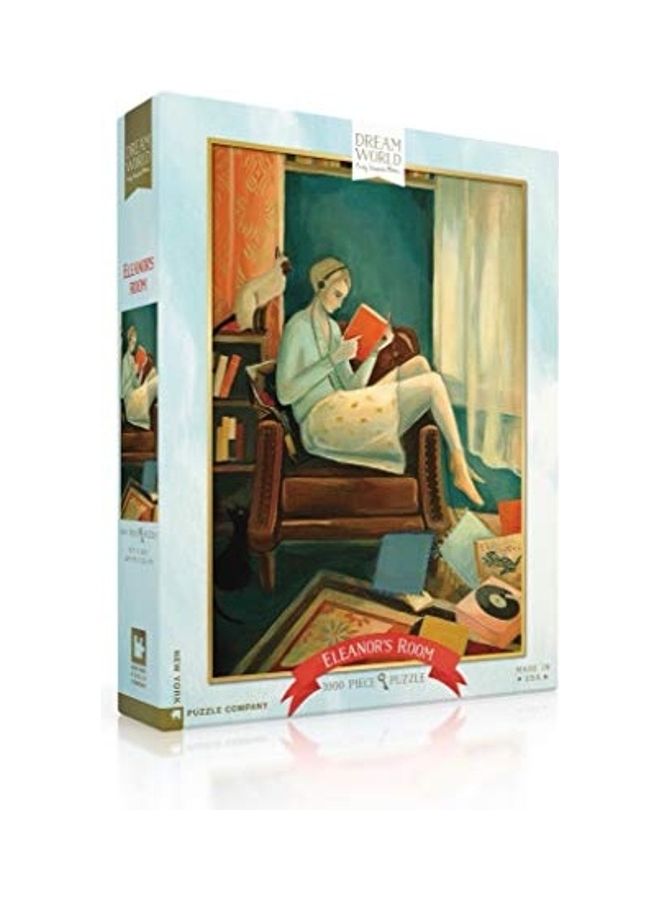 New York Puzzle Company 1000-Piece Dream World Eleanor's Room Jigsaw Puzzle Set  - Image 2