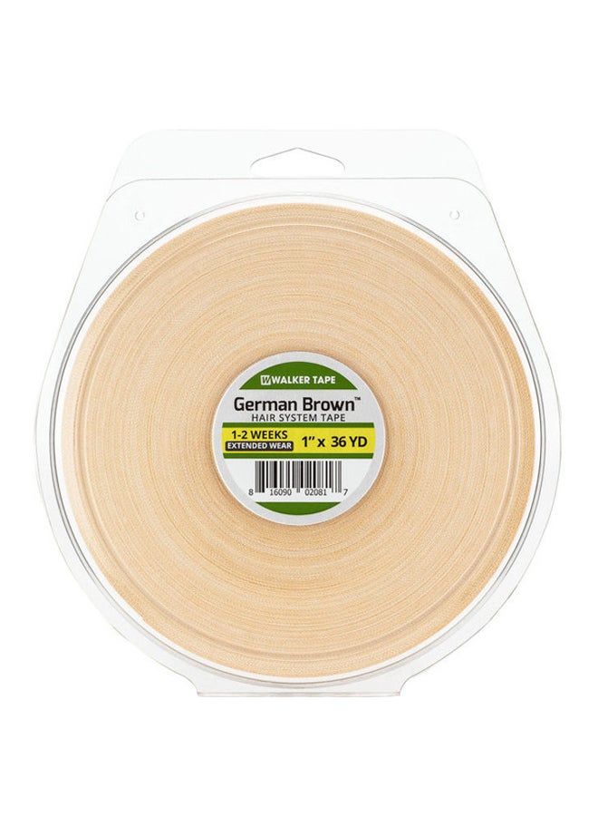Hair System Tape Roll Beige 1 Inch x 36 Yards