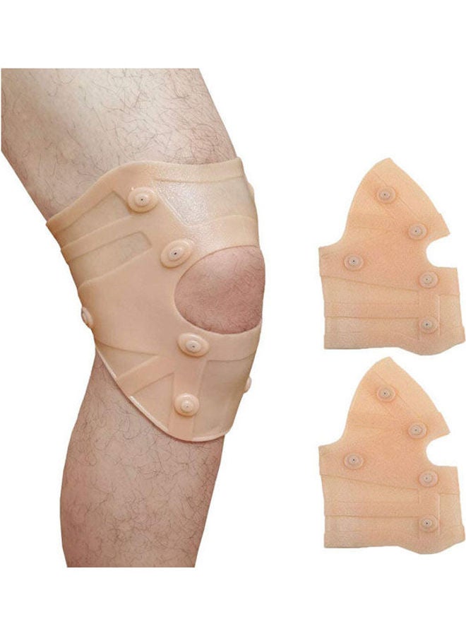 Generic Mcvcoyh 2 Pack Gel Knee Brace Knee Compression Sleeves For Arthritis Pain, Open Patella Gel Pads For Running Support With Adjustable Strapping 