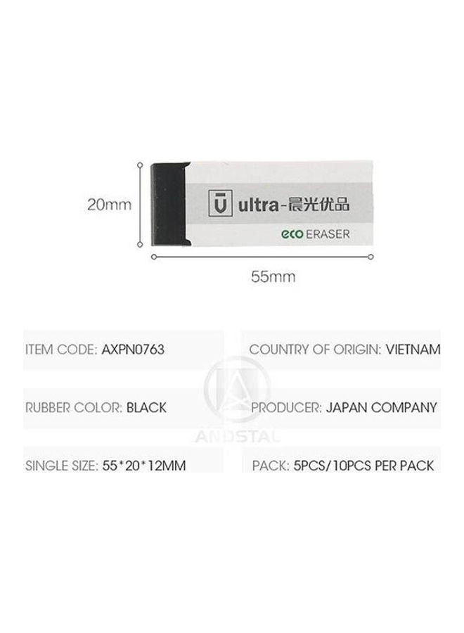 M&G Box Erasers Set Classic Design Useful Kawaii Rubber White 