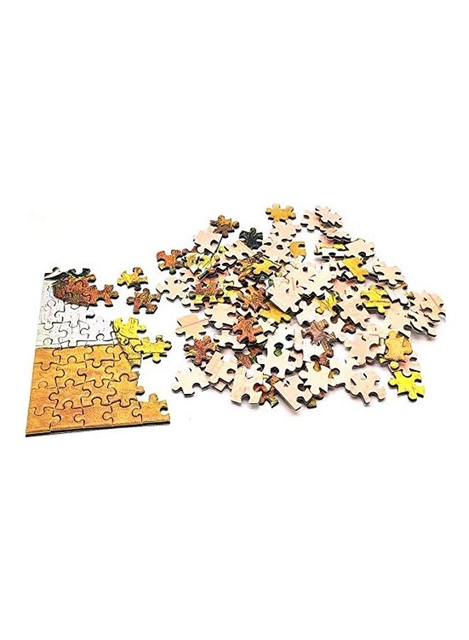 CHengQiSM - 450-Piece Starry Night And Rhone River With Sunflower Jigsaw Puzzle Set 6x4inch - Image 1