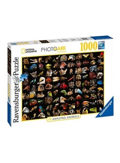 1000-Piece National Geographic Photo Ark: Amazing Animals Jigsaw Puzzle Set