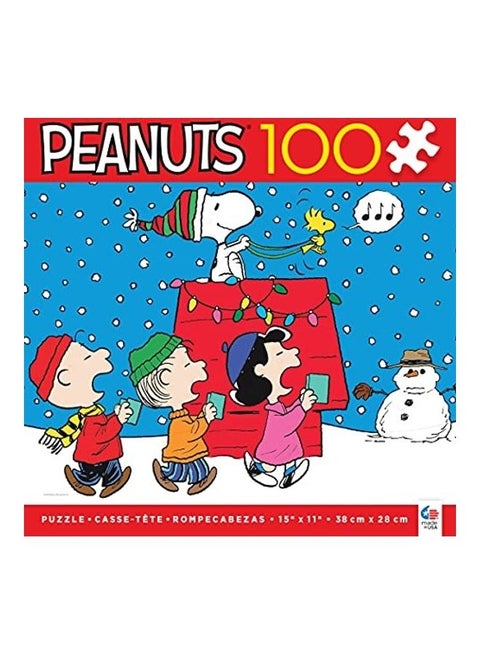 100-Piece Peanuts Jigsaw Puzzle Set 15x11inch