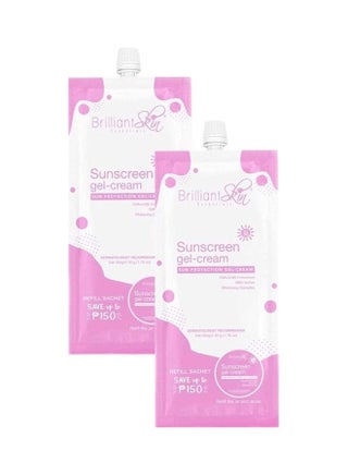 2-Piece SPF 30 Sunscreen Gel Cream Pink 2 X 50grams - v1640863110/N52318986A_1