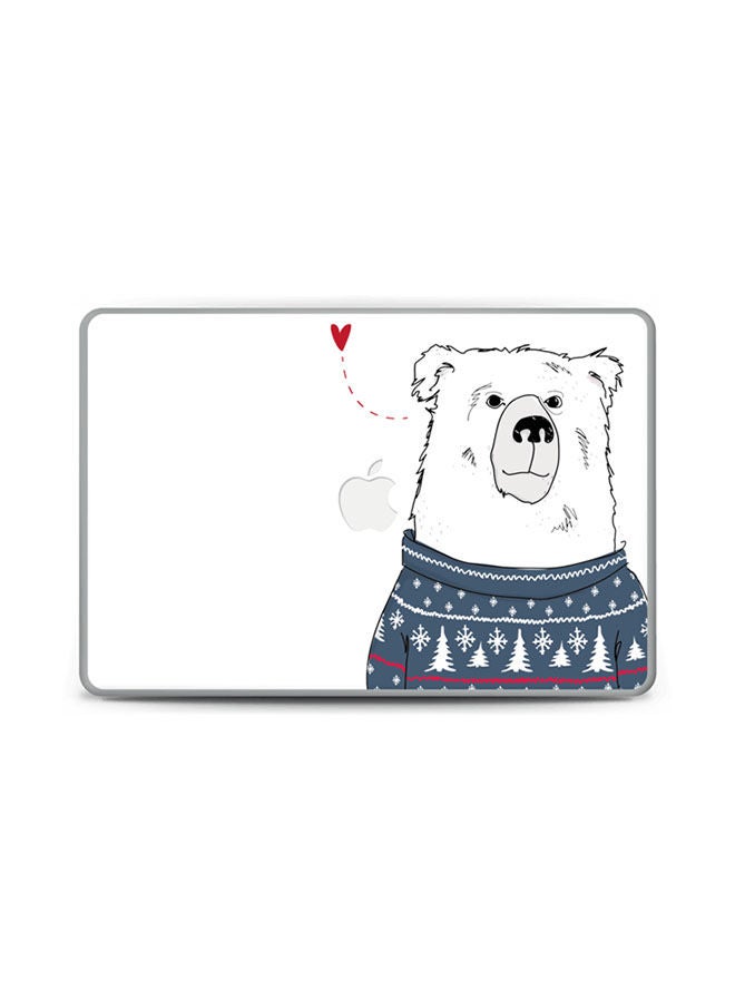 Polar Sweater Bear Skin Cover For Macbook Pro 15 (2015) Multicolour 
