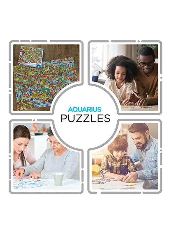 Aquarius 1000-Piece Where's Waldo Dinosaurs Jigsaw Puzzle Set 20x28inch  - Image 3