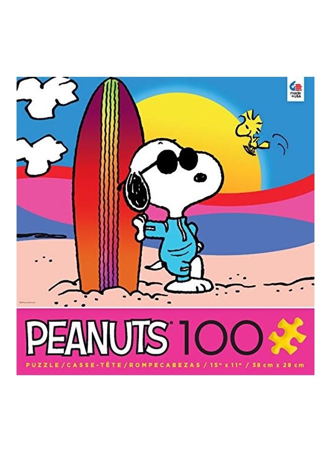 سيكو 100-Piece Peanuts Malibu Jigsaw Puzzles Toy 15x11inch 