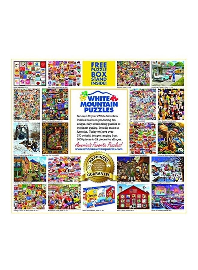 وايت ماونتن بازلز مجموعة أحجية قطع تركيب بتصميم صورة طريق الشاطئ "Beach Path" مكونة من 1000 قطعة - Image 3