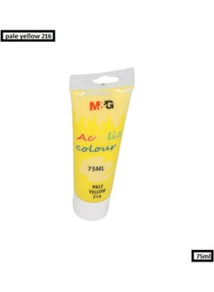 M&G Acrylic Colour Tube Pale Yellow 