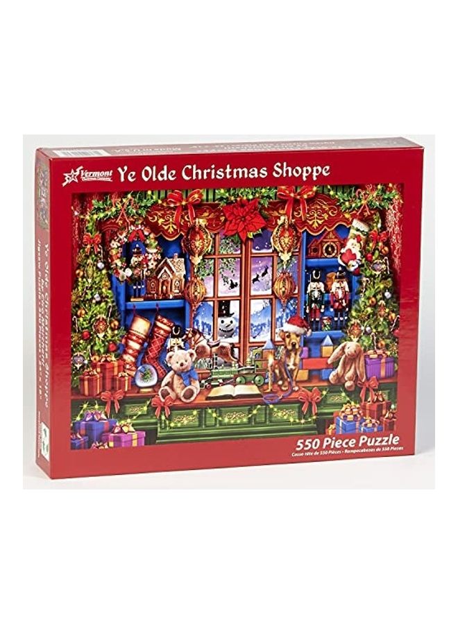 550-Piece Ye Olde Christmas Shoppe Jigsaw Puzzle Set - v1640864581/N52316051A_1