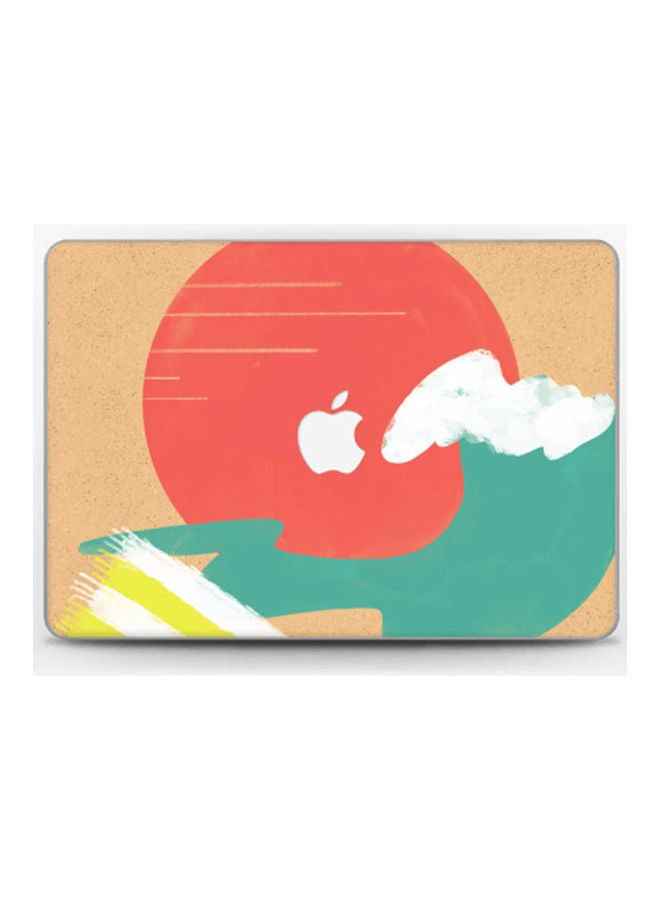 Abstract Wave Skin Cover For Macbook Pro Retina 13 (2015) Multicolour
