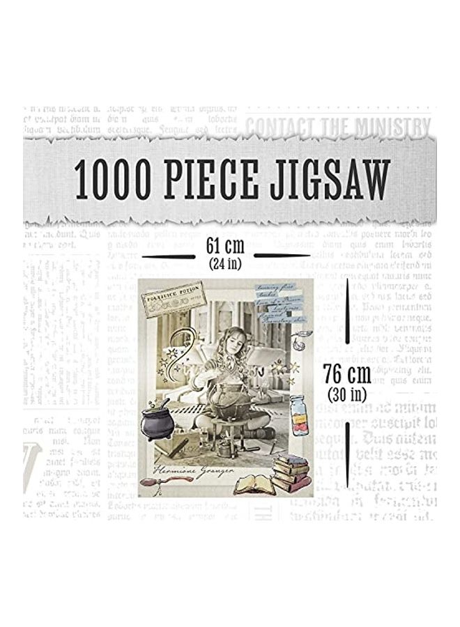 Paladone 1000-Piece Harry Potter Polyjuice Potion Jigsaw Puzzles Set  - Image 1