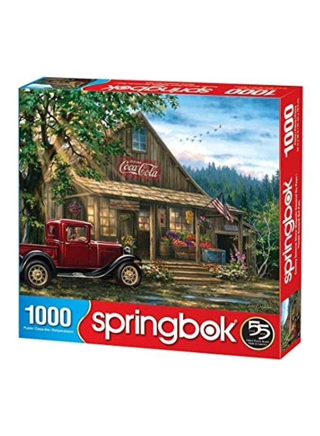 سبرينغبوك 1000- Piece Country General Store Jigsaw Puzzle Toy Set - Image 2