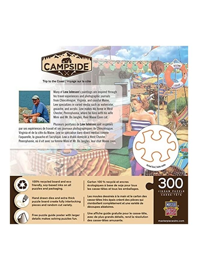 MasterPieces 300-Piece Camp Side Jigsaw Puzzle Set - Image 1