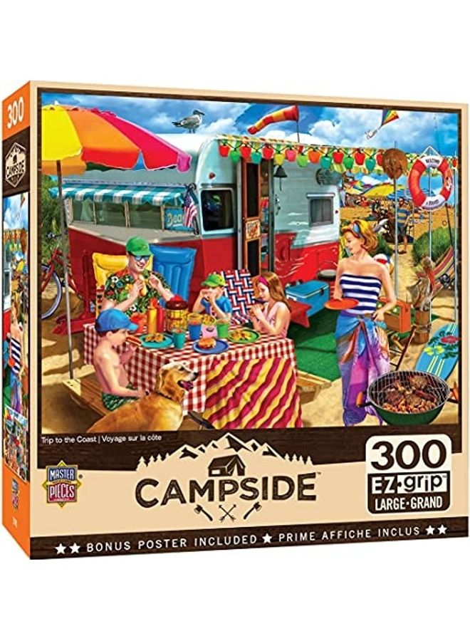 MasterPieces 300-Piece Camp Side Jigsaw Puzzle Set - Image 2