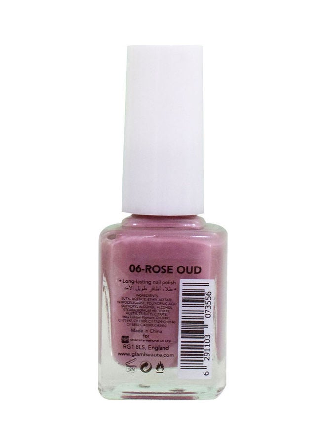 GLAMBeaute Nail Enamel 06 - Rose Oud Rose Oud  - Image 2