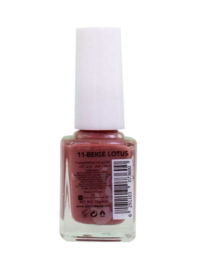 GLAMBeaute Nail Enamel 11 - Beige Lotus Beige Lotus  - Image 2