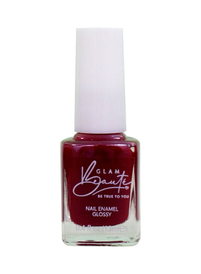GLAMBeaute Nail Enamel 16 - Ruby Red Ruby Red - Image 1
