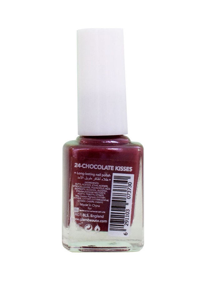 GLAMBeaute Nail Enamel 24 - Chocolate Kisses Chocolate Kisses  - Image 2
