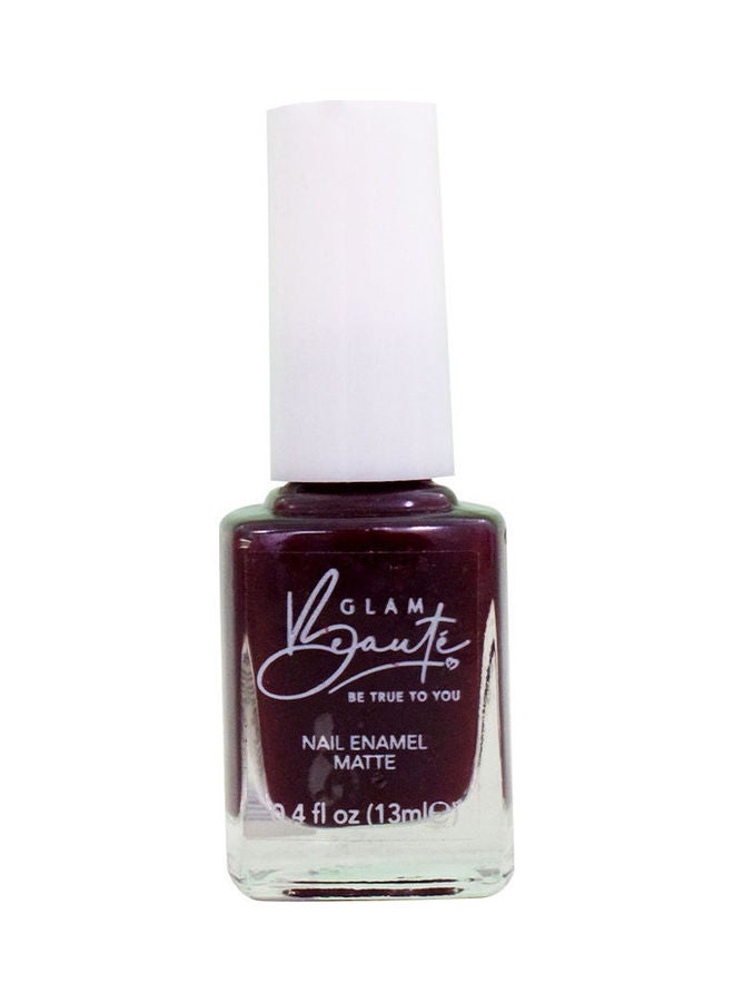 GLAMBeaute Nail Enamel Matte, 13Ml, 43 Wine Not  - Image 1