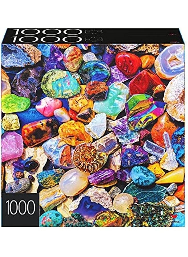 SPIN MASTER Pack Of 2, 1000-Piece Succulents And Rocks And Minerals Jigsaw Puzzles Set - Image 4