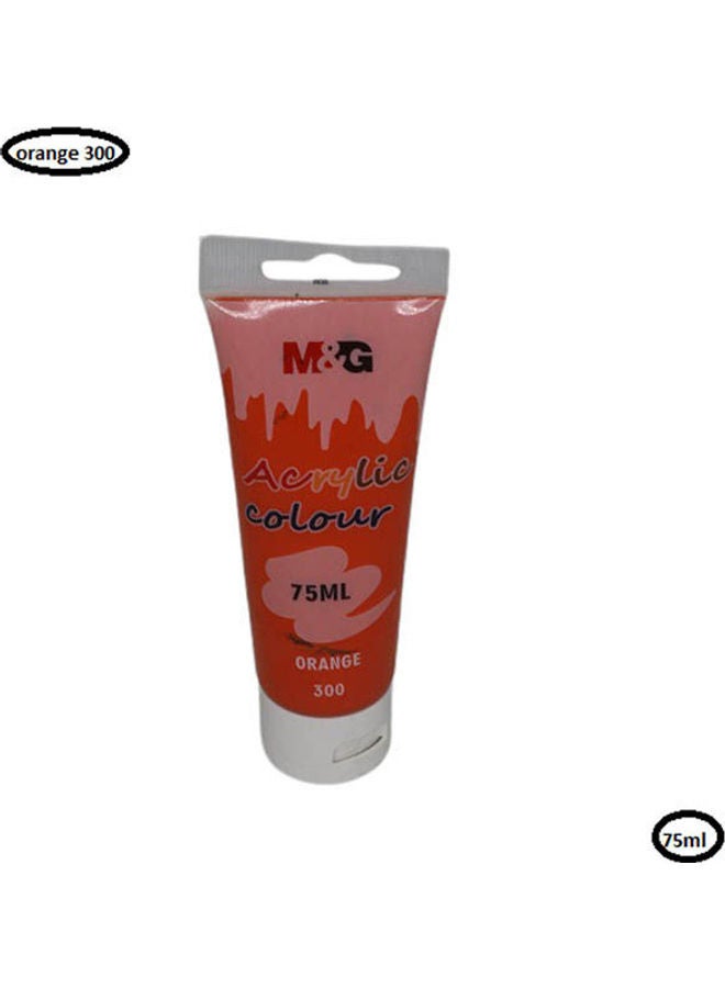 M&G Acrylic Colour Tube Orange 