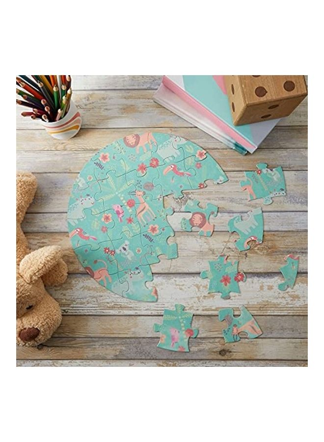Bright Creations 25-Piece DIY Sublimation Blank Round Jigsaw Puzzle Set - Image 2