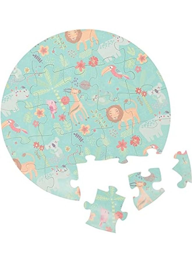 Bright Creations 25-Piece DIY Sublimation Blank Round Jigsaw Puzzle Set - Image 3