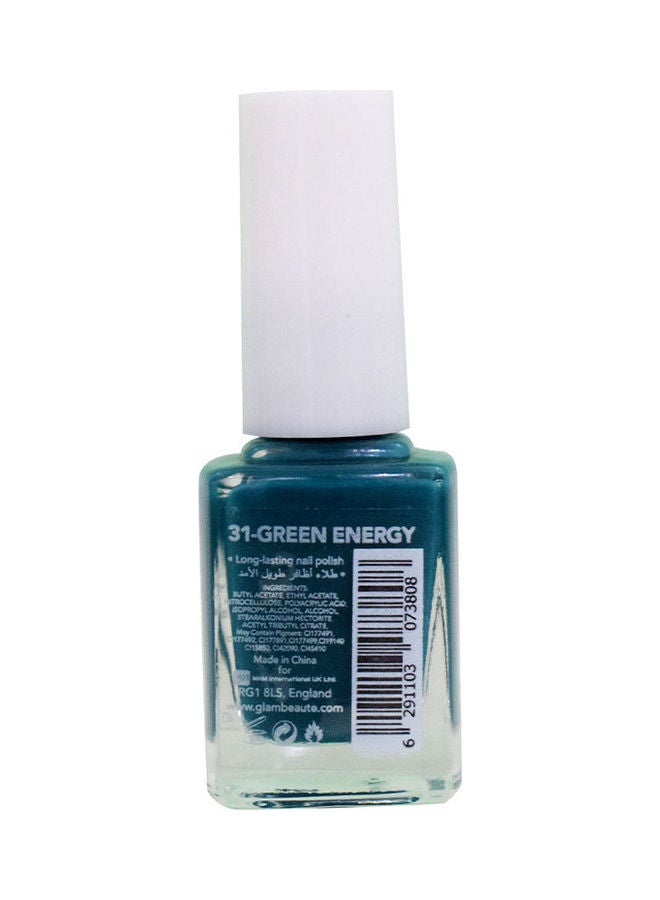 GLAMBeaute Nail Enamel Glossy, 13ml Green Energy  - Image 2