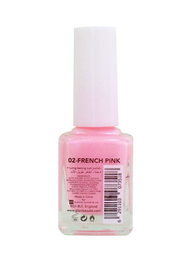 GLAMBeaute Nail Enamel 02 - French Pink French Pink  - Image 2