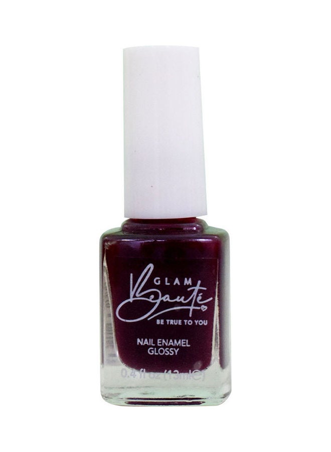 GLAMBeaute - Nail Enamel 27 - Burgundy Syrup Burgundy Syrup - Image 1