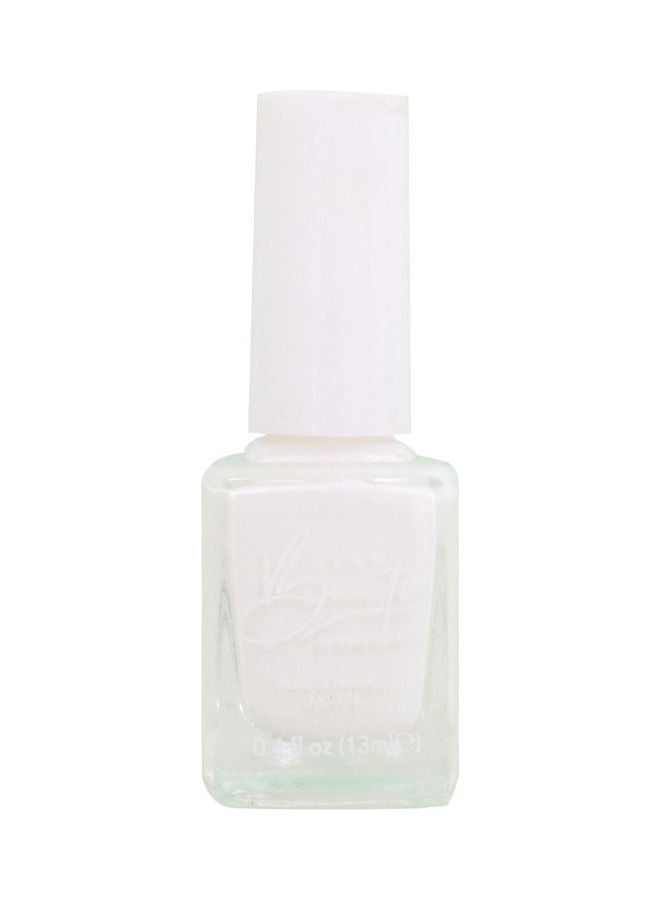 GLAMBeaute Nail Enamel, 13ml, Pearl White - Image 1