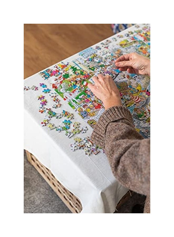 jumbo 100-Piece Jan Van Haasteren Cycle Cross Jigsaw Puzzle Set - Image 4