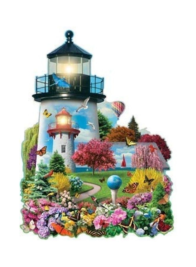 Bits and Pieces 750-Piece Lighthouse Garden Jigsaw Puzzle Set  - Image 1