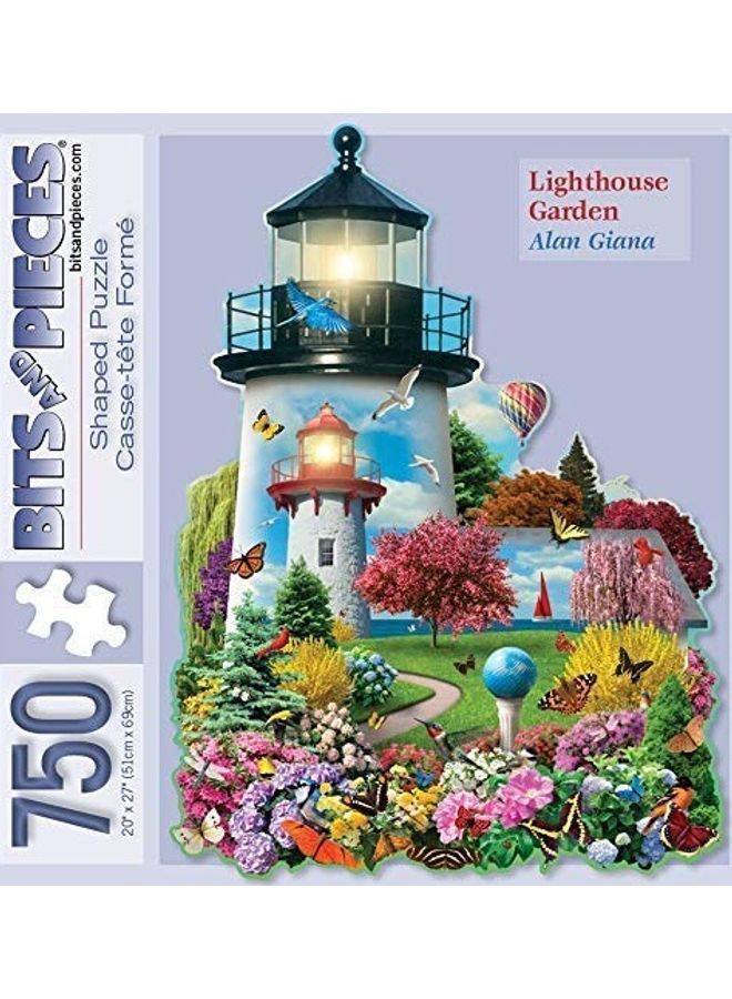 Bits and Pieces 750-Piece Lighthouse Garden Jigsaw Puzzle Set  - Image 2
