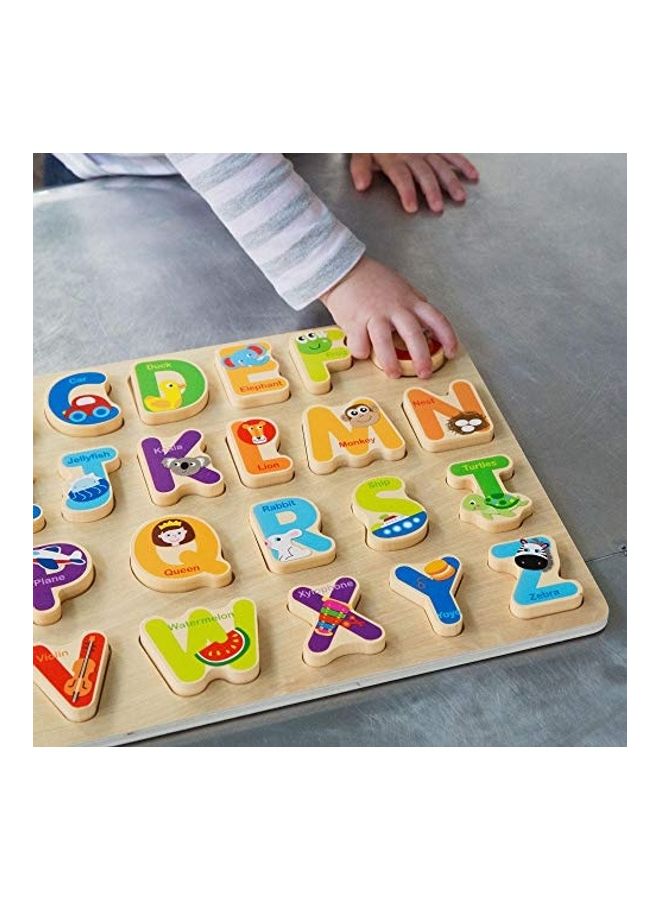 Fat Brain Toys Alphabet Adventure Wooden Puzzle Early Learning Toys - Image 3