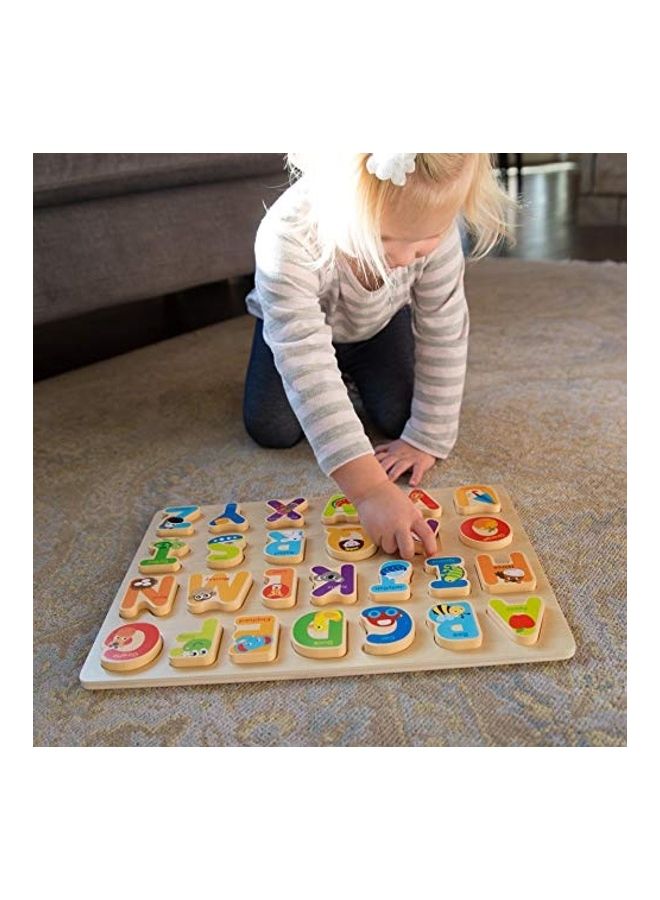Fat Brain Toys Alphabet Adventure Wooden Puzzle Early Learning Toys - Image 4