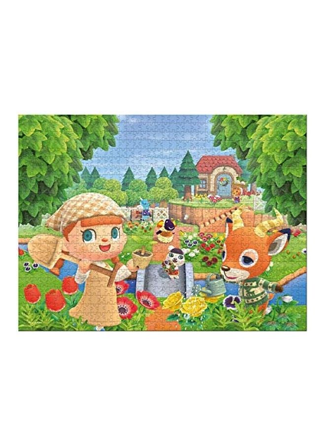 وينينغ موفز غايمز مجموعة أحجية قطع تركيب بتصميم صورة حيوانات و جسر للعبور (Animal Crossing) مكونة من 1000 قطعة - Image 2