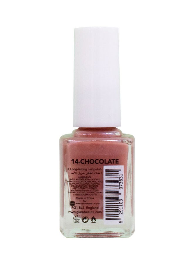 GLAMBeaute Nail Enamel 14 - Chocolate Chocolate  - Image 2