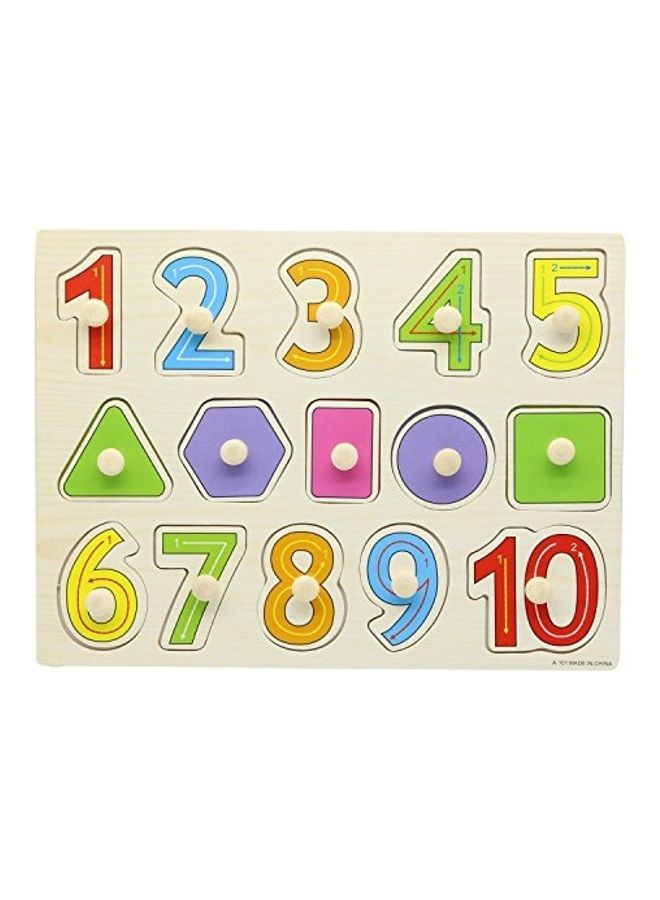 Wooden  Number Educational And Learning Puzzles Peg Toys - v1640867013/N52315884A_2