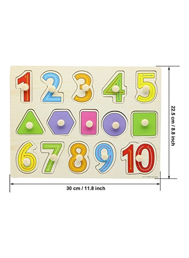 Wooden  Number Educational And Learning Puzzles Peg Toys - v1640867013/N52315884A_4